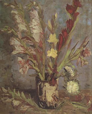 Vase with Gladioli (nn04), Vincent Van Gogh
